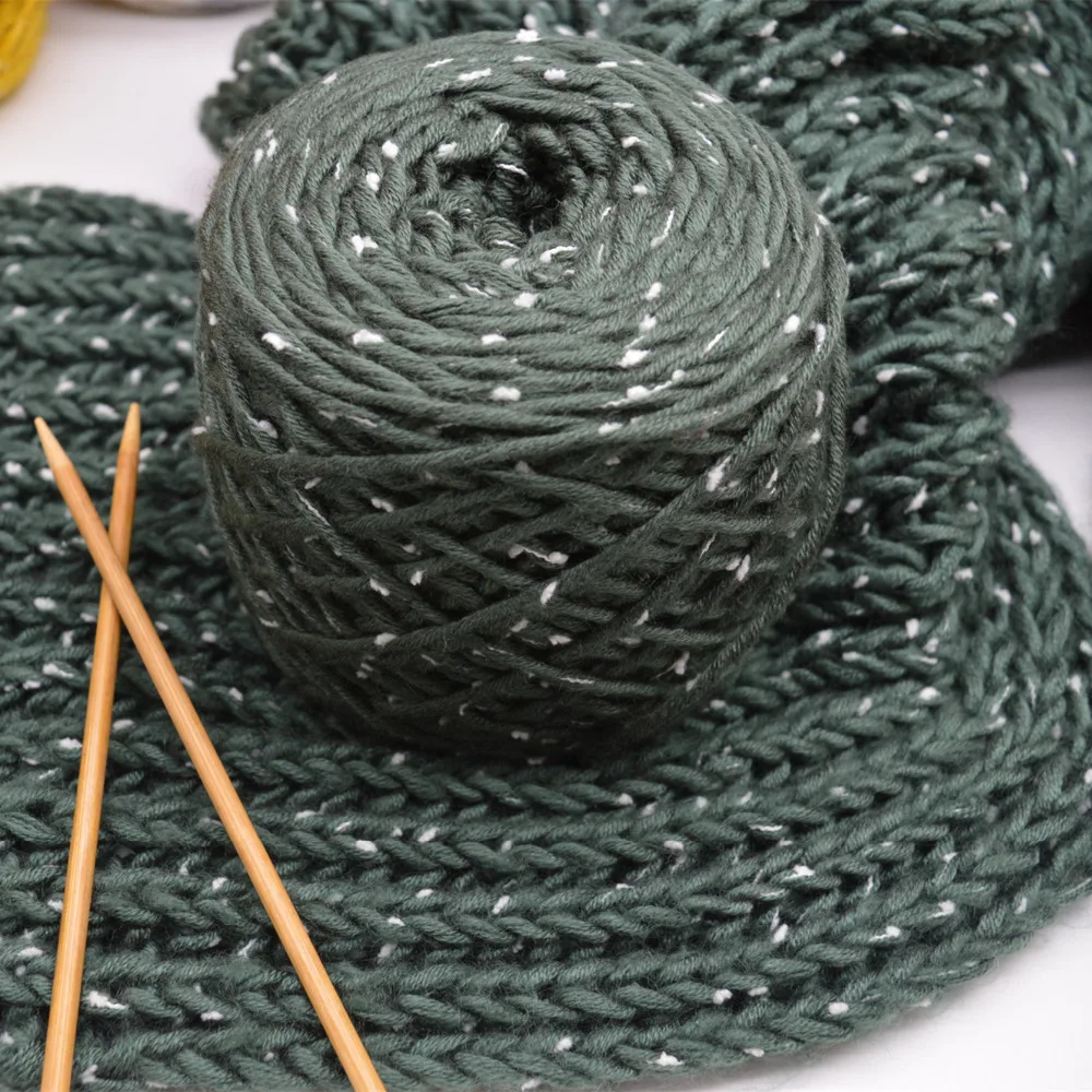 2 шарика * 200 г цветная шерстяная нить фотоматериал для вязания Толщина 6 мм ручное