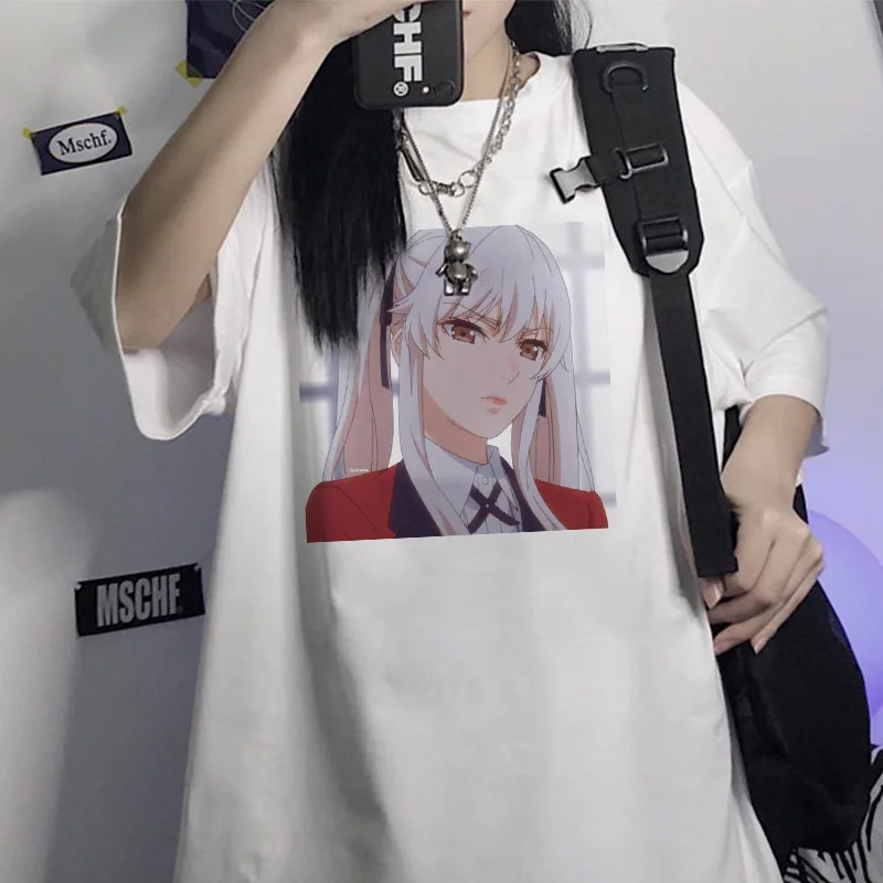 

Cartoon Japanese Anime T-Shirt Women Summer Short Sleeve Oversized T-Shirt Women Harajuku Tees Loose STops 90s Kawaii T Shirt