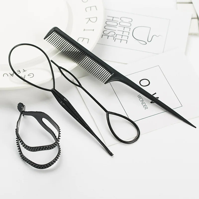 4 шт./компл. Набор для укладки волшебных волос бигуди вытягивания игла прически