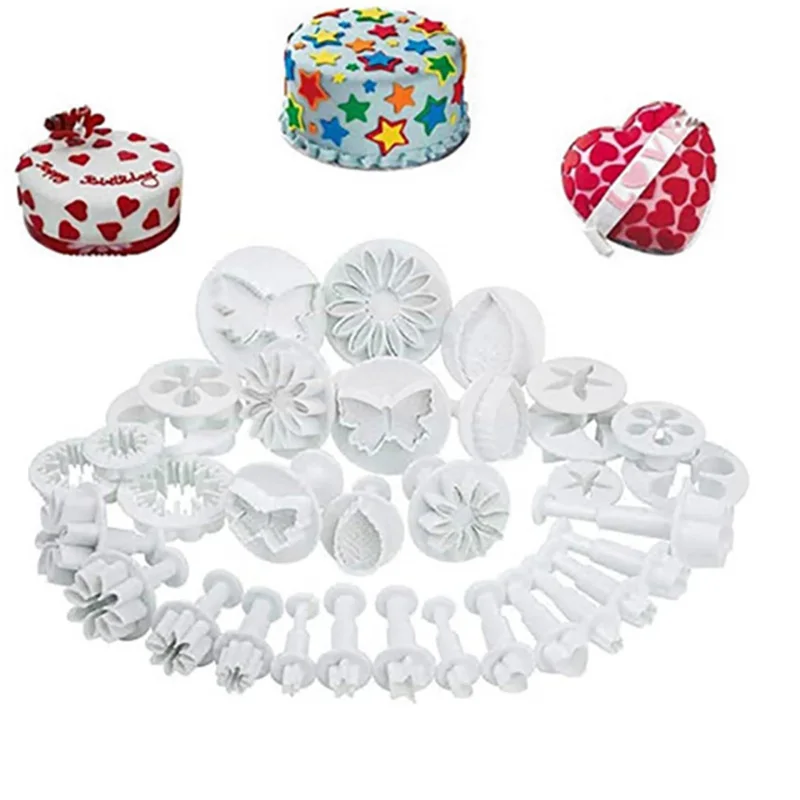 

68Pcs Pastry Cookie Fondant Cutter Cake Biscuit Mold Chocolate Dessert Mould Pressing Biscuit Mold Kitchen Baking Tools