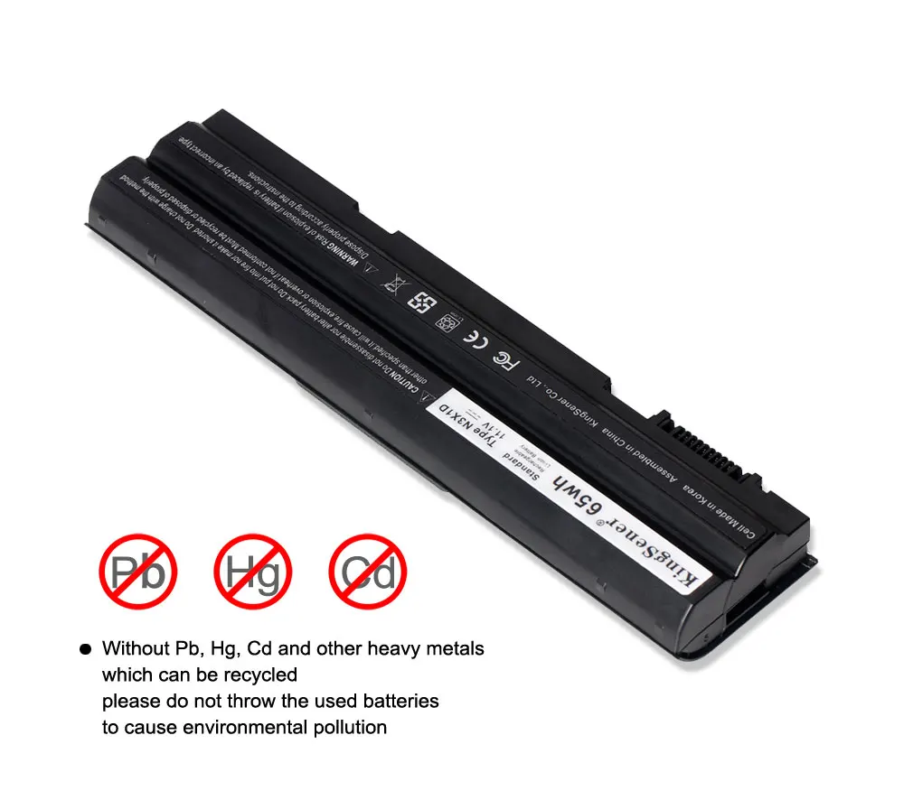 KingSener Корея сотовый 65WH N3X1D ноутбук Батарея для DELL Latitude E5420 E5430 E5520 E5530 E6420 E6520 E6430 E6440