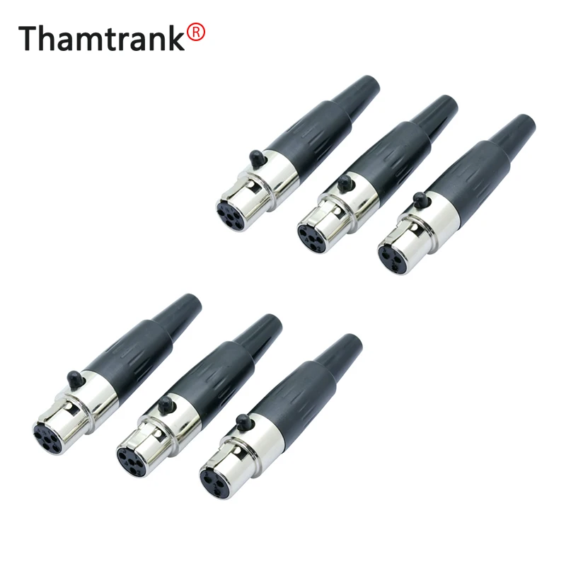 1 шт. мини XLR 3 4 5 контактный разъем маленький Аудио Микрофон Разъем микрофон для