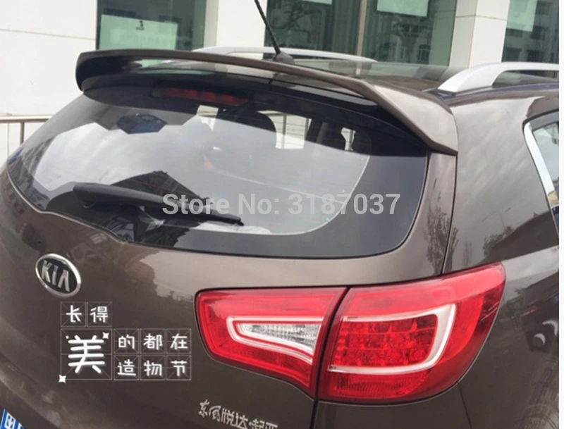 Спойлер для Kia Sportage 2012-2015 из АБС-пластика Неокрашенный задний спойлер на крыло