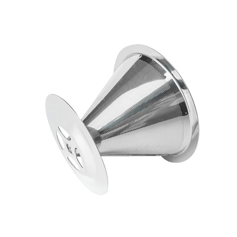 Нержавеющая сталь кофейная подставка для фильтра налить Воронка кофе