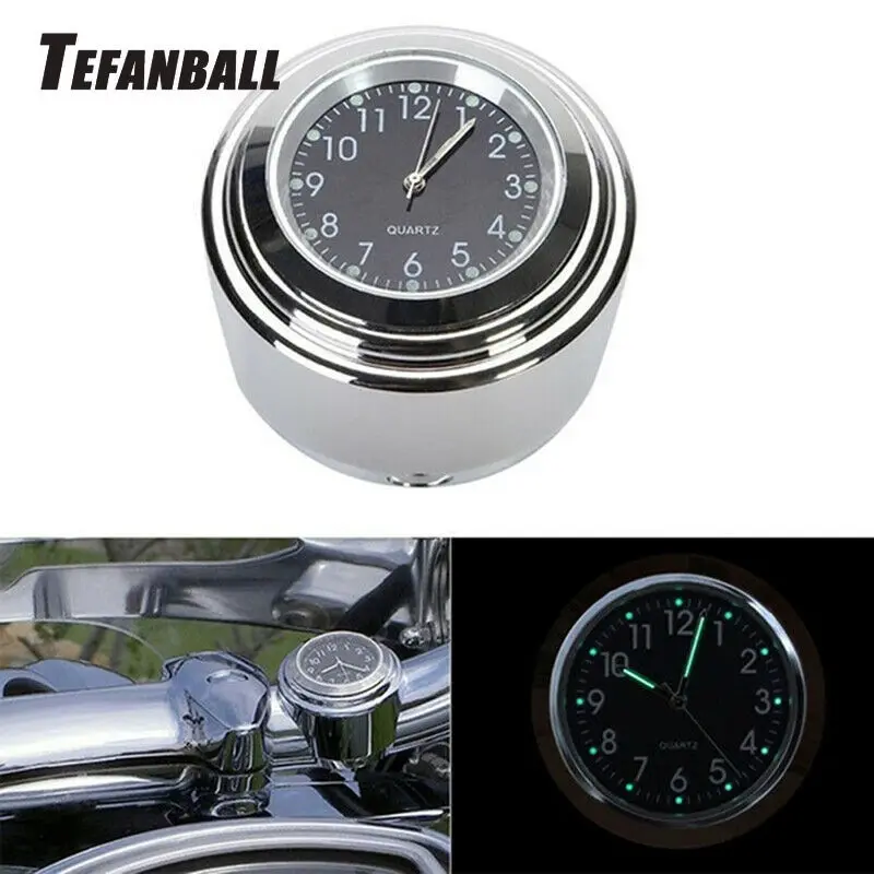 Универсальный светящийся руль для мотоцикла цифровые часы крепление велосипеда