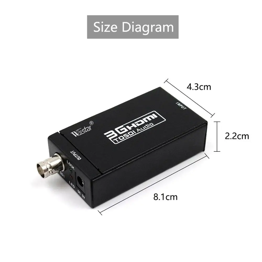 Конвертер HDMI в SDI конвертер BNC SD HD 3G для монитора камеры|Кабели| |