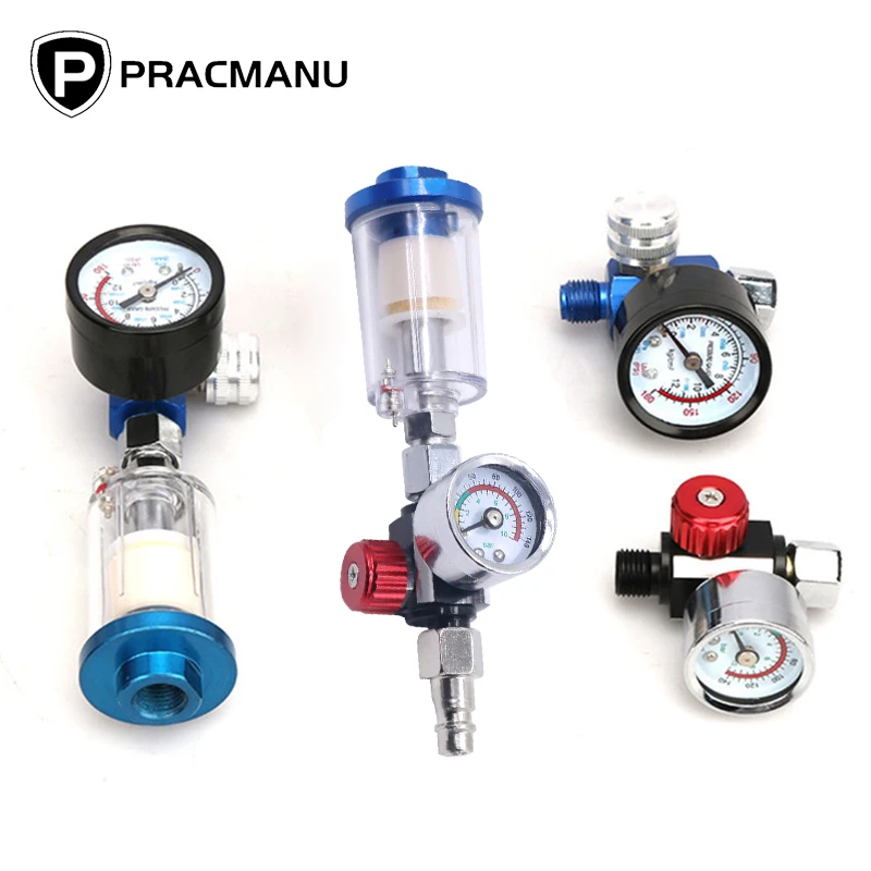 Высокое качество пистолет воздуха регулятор Датчик линейный водный Ловушка