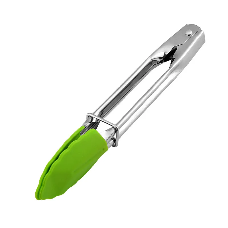 1PCS Silicone BBQ Grilling Tong Salad Bread Serving Non-Stick Kitchen Barbecue Cooking with Joint Lock | Дом и сад