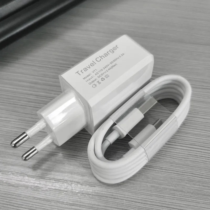 Зарядное устройство для телефона Huawei P30 Honor 9A 5 В 2 А USB-адаптер Type-C Micro-кабель
