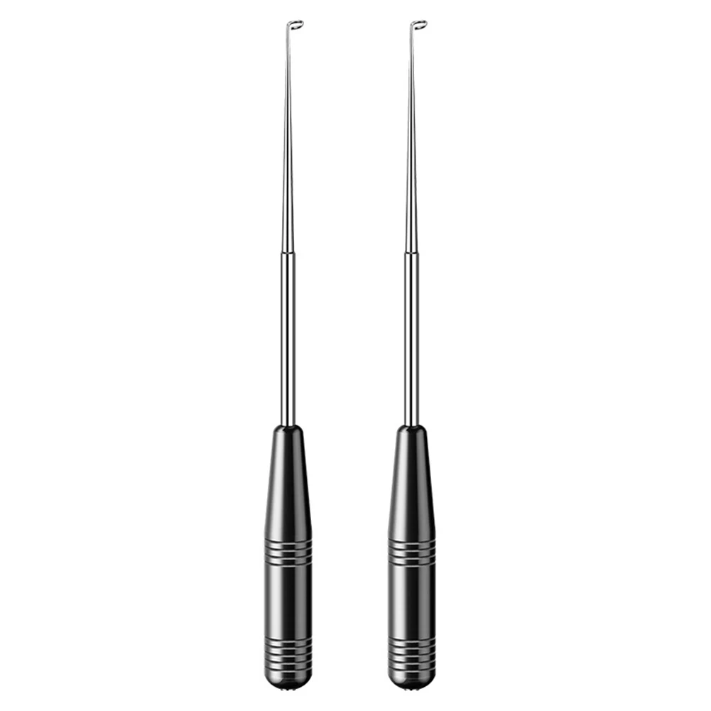 

2pcs Quick-Release Hook Fishhook Detacher Remover Decoupling Device Stainless Steel Safety Extractor Fishing Tackle