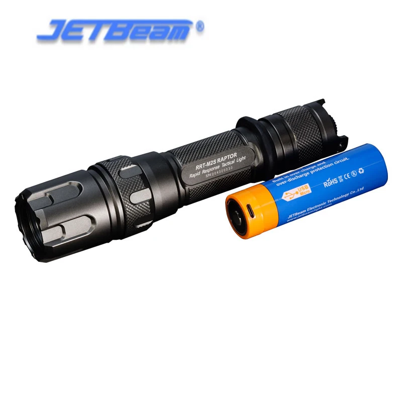 Фонарь JETBeam внешний фонарь для самозащиты лазерный тактический макс. 21700 м