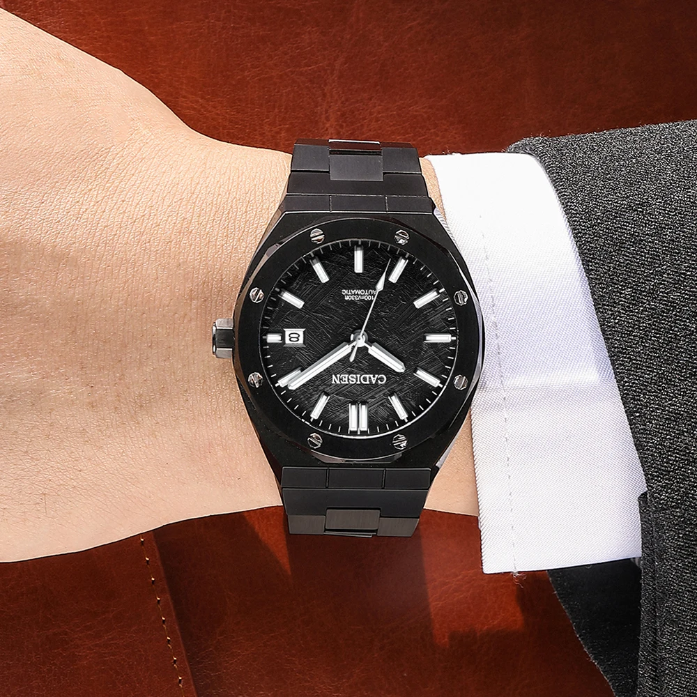 Часы мужские механические с автоподзаводом водостойкие до 100 м | Наручные часы