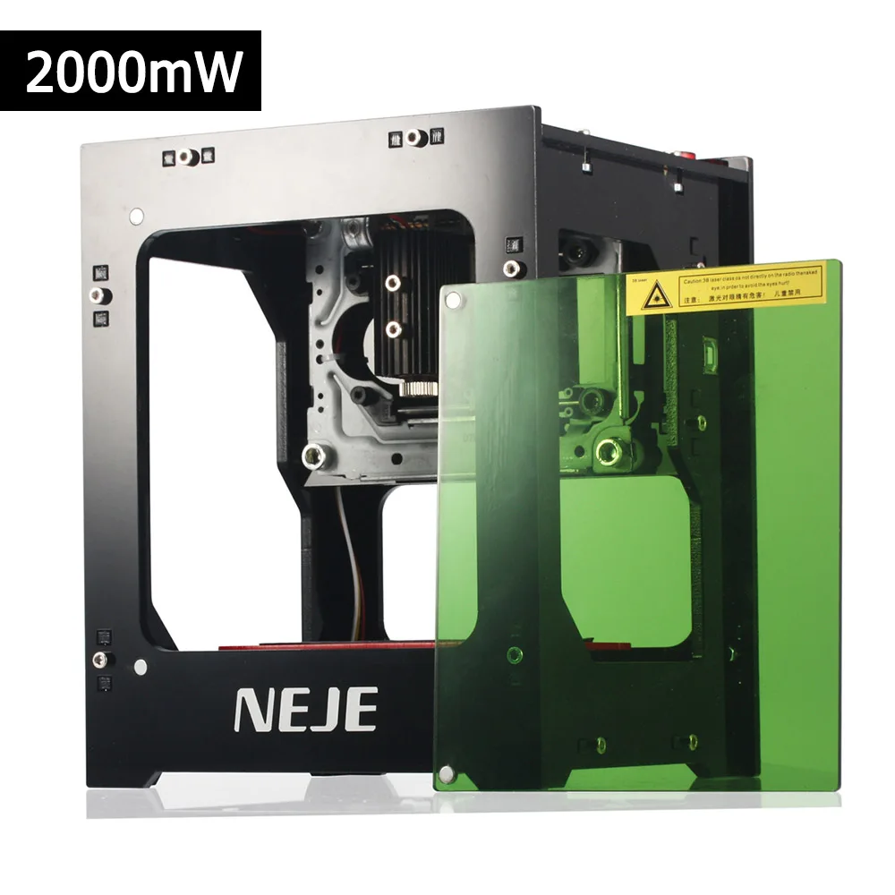 NEJE DK-8-KZ 1500/2000/3000 МВт Профессиональная DIY настольный мини фрезерный станок с ЧПУ лазерный гравер Резак для лазерной гравировки машина для резки древесины маршрутизатор - Цвет: 2000mW