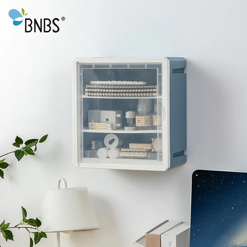 BNBS коробка для хранения ювелирных изделий Органайзер для косметики канцелярские пластиковые коробки чехол для таблеток Настольный контейнер для хранения косметики