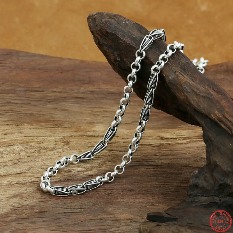 

Ожерелье из серебра S925 пробы с подвеской, модная популярная цепочка из кукурузного круга 2021 пробы, Серебряное ювелирное изделие для шеи для ...