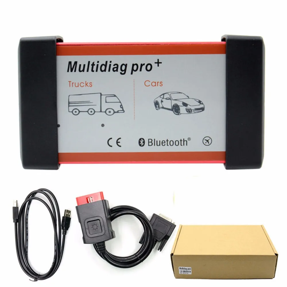 Новое поступление считыватель кодов Multidiag pro + bluetooth VD DS150E CDP Plus 2017.R3 OBDII OBD2