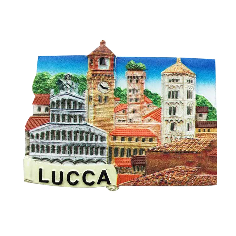 Lychee Италия Lucca магнит на холодильник Знаменитый Город магнитная наклейка