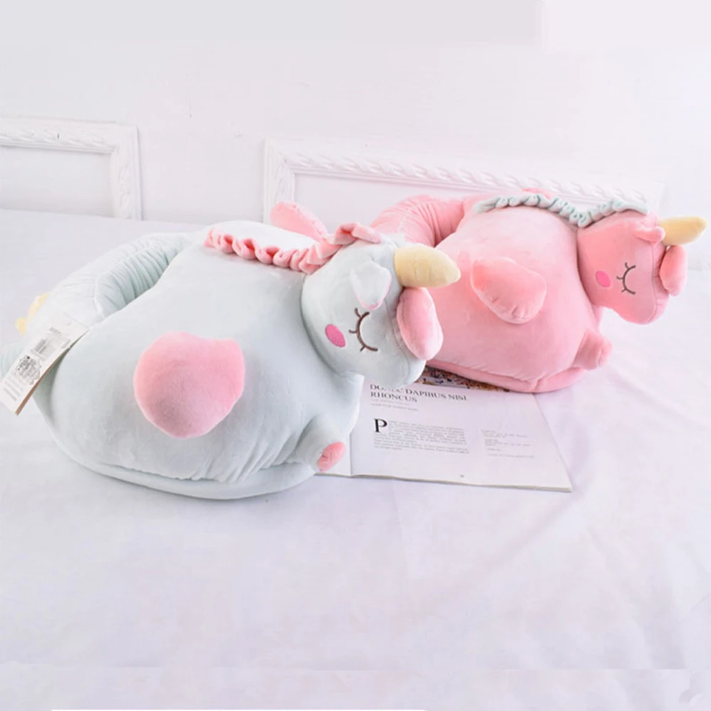 Мультяшная теплая подушка для ног симпатичные Тапочки с USB электрическая грелка