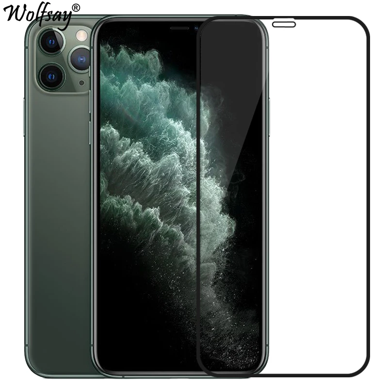 Стекло для iphone 11 Pro закаленное стекло 9H полное покрытие Защитное экрана телефона 5