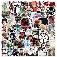 103050pcs japanese anime black clover stickers aesthetics laptop motorcycle guitar phone bike car anime decal kid toy gifts
