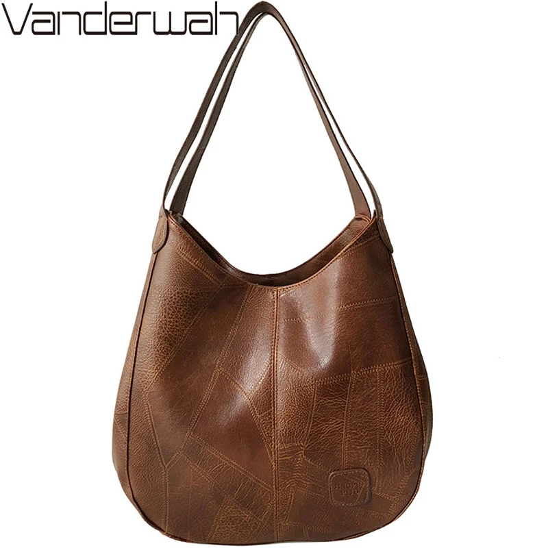 Винтажные сумки хобо из искусственной кожи для женщин дамские сумочки на ремне
