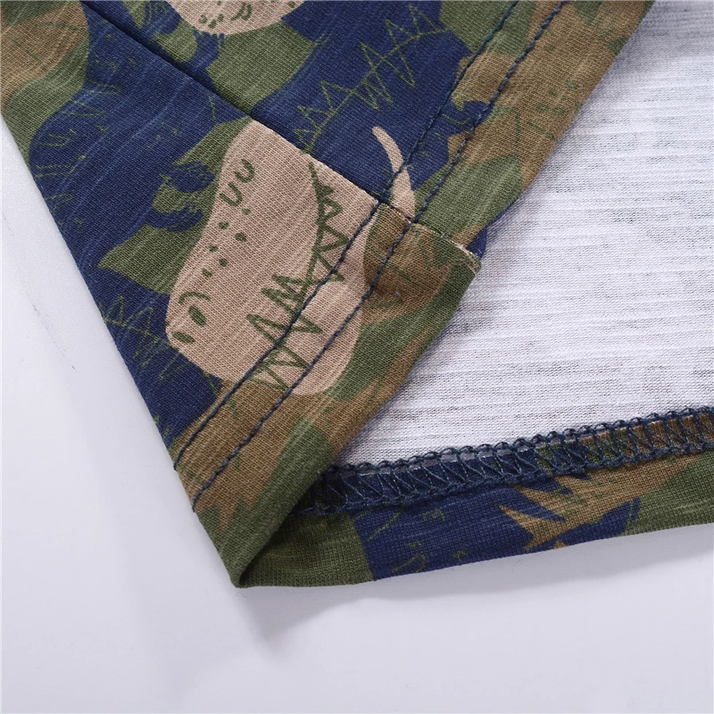 

Kids Shirts Cartoon dinosaur camouflage Children Clothing New Summer children Short Sleeve T Shirts Cotton Tops Tees