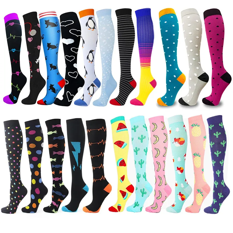 

Running Men Women Compression Socks Best Graduated Nurses For Outdoor Hiking Athletic Crossfit Flight Travel Pressure Stockings