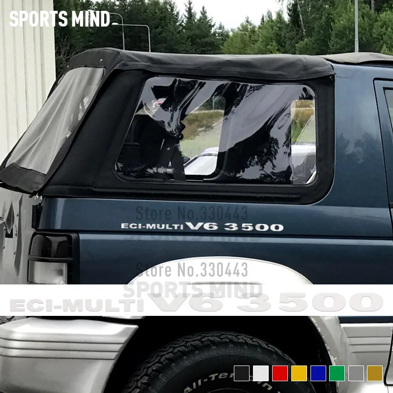 2 шт. ECI multi V6 3500 автомобильные наклейки автомобильный Стайлинг для Mitsubishi Pajero Sport