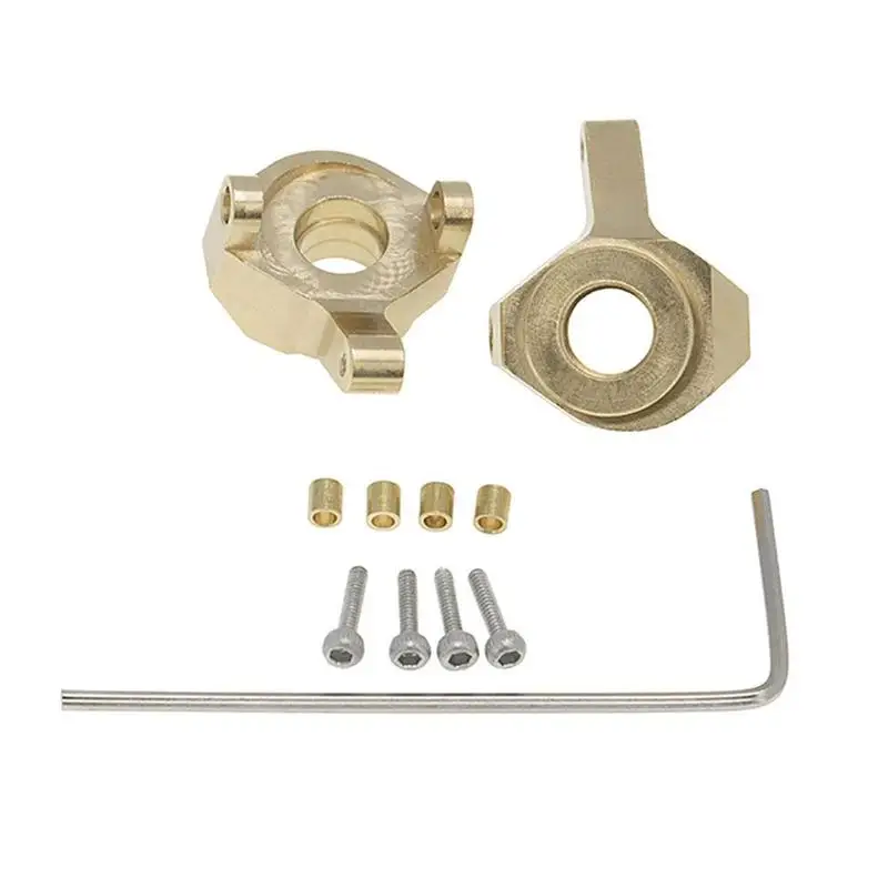 

Simulation Model Car Axial Scx24 90081 Brass Counterweight And Steering Cup A Pair Of 8 Grams