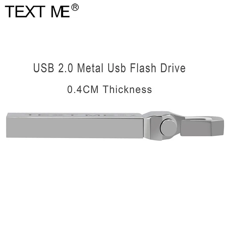 TEXT ME Новые поступления usb флеш накопитель 64 ГБ 32 16 8 4 Флешка водонепроницаемый