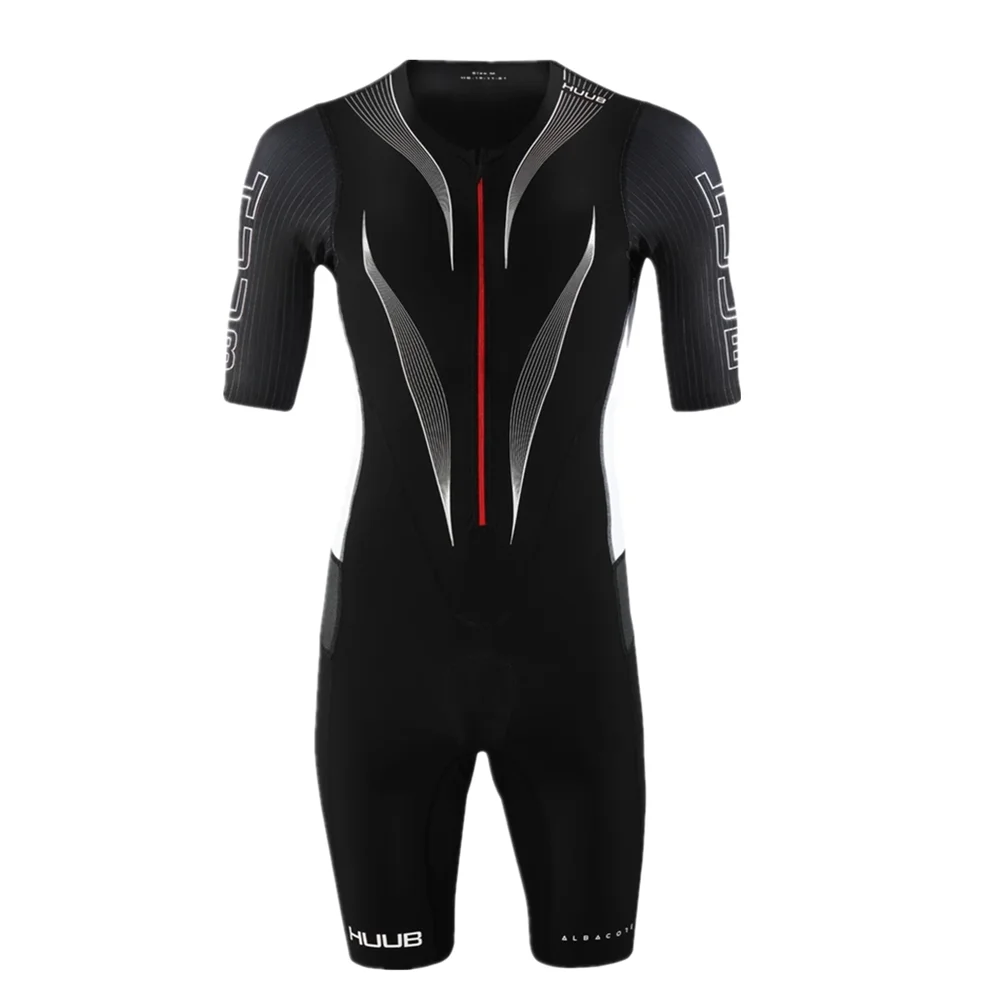 

Huub Triathlon Suit Men Jumpsuit Short Sleeve Cycling Tights Bicycle Mono Ciclismo Hombre Ropa Macaquinho Bicicleta Equipment