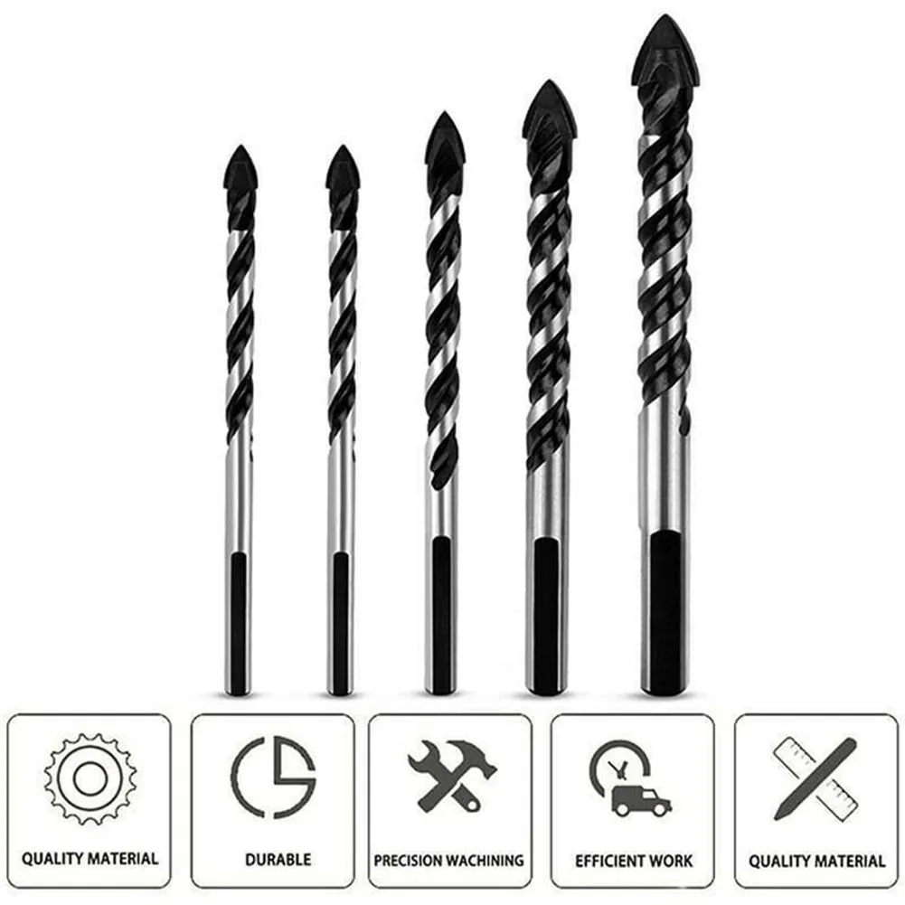 

6-12mm Tungsten Carbide Tip Tile Drill Bits For Porcelain Brick Wall Glass Tools For Tile Concrete Brick Glass Plastic Wood Tool