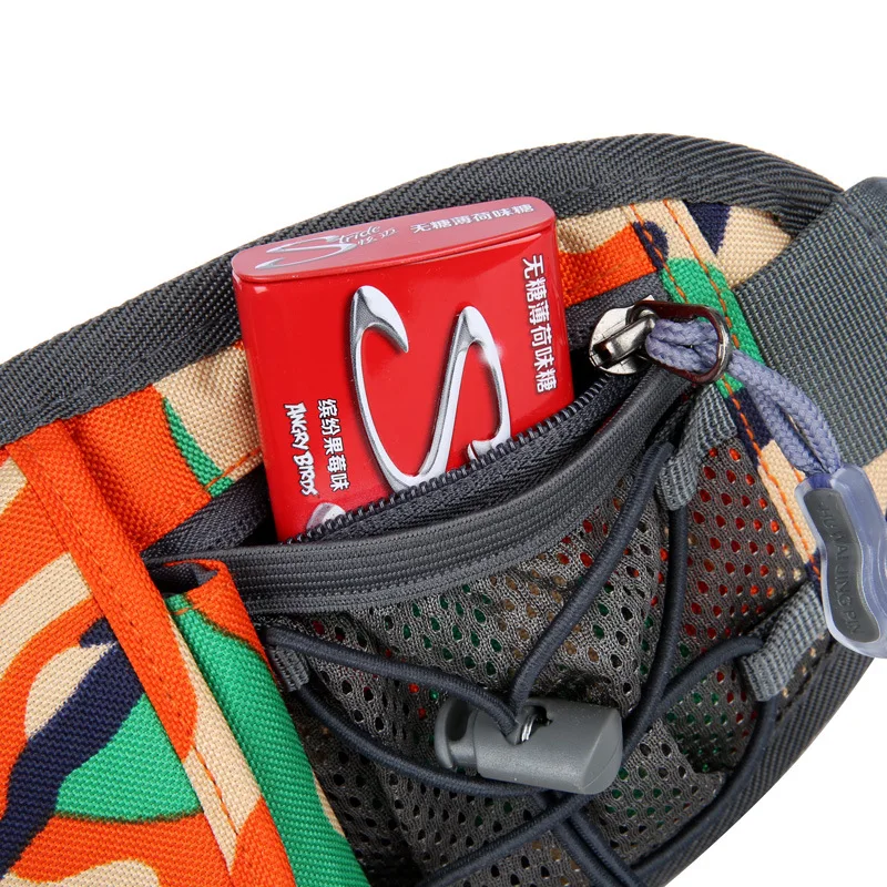Мужская поясная сумка с камуфляжным принтом YoReAi спортивная для бега однотонная