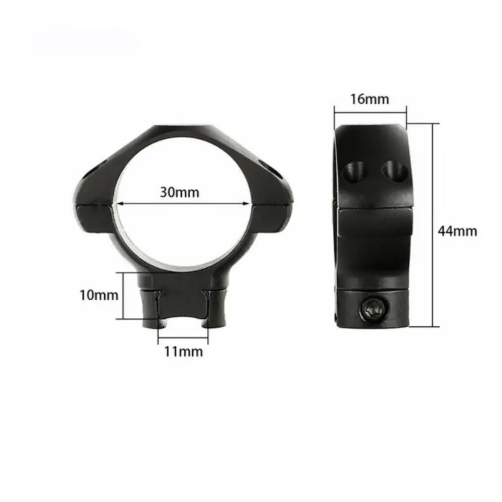 

25.4mm or 30mm Diameter Steel Hunting Rifle Scope Rings Mount Low Medium High Profile 11mm 3/8 Dovetail .22 Airgun