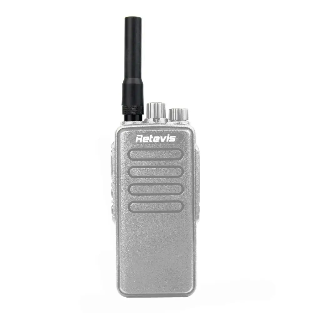 Retevis черный RT20 двухдиапазонный VHF/UHF с высоким коэффициентом усиления SMA-M 144 МГц/430