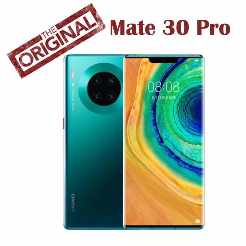 Новый оригинальный huawei mate 30 Pro мобильный телефон 8 ГБ ОЗУ 128 Гб ПЗУ Kirin 990 Android 10