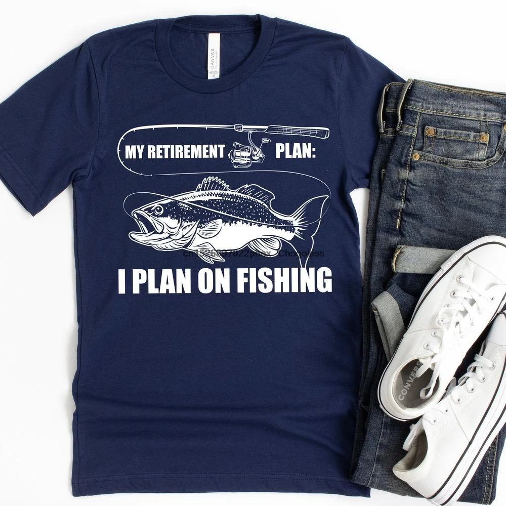 Рубашка для рыбалки и пенсионеров подарок пенсии с коротким рукавом футболка