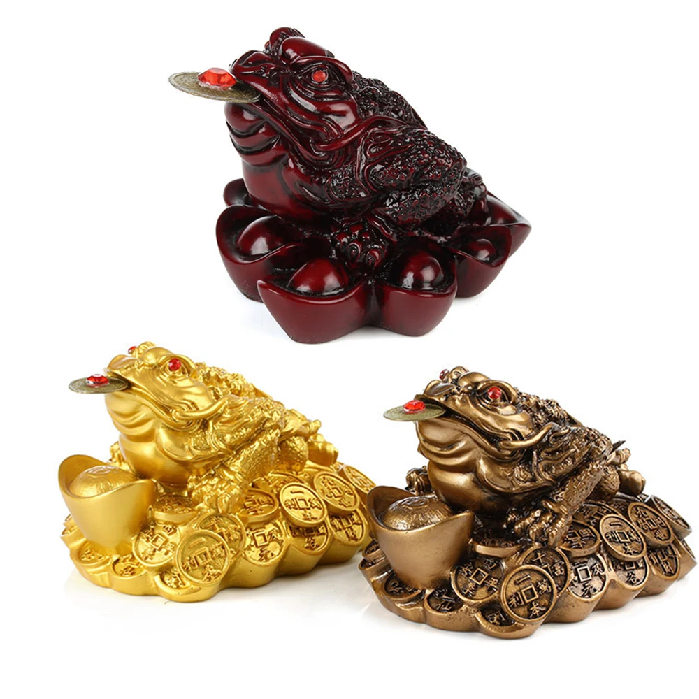 Фэн-шуй жаба деньги удача богатство китайская Золотая монета украшение для дома