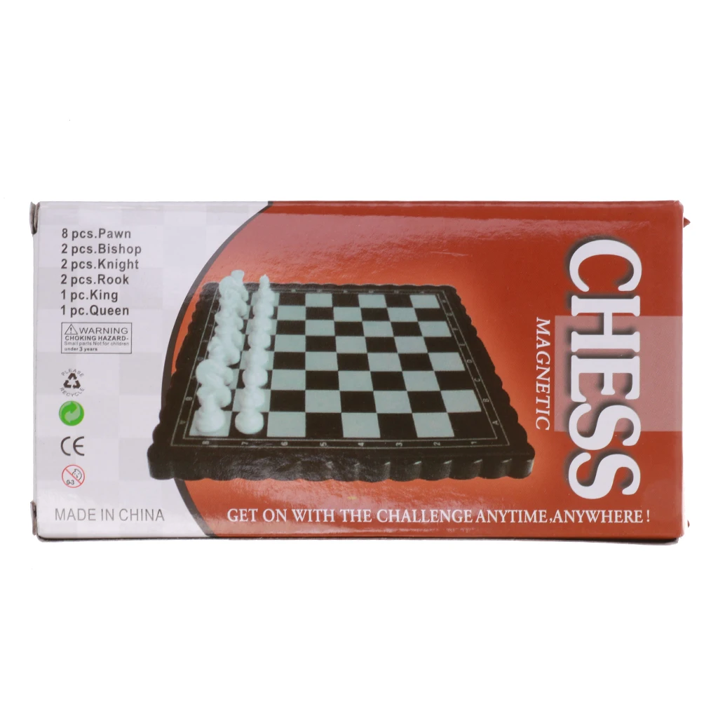 Карманная пластиковая Мини Складная шахматная доска набор шт. игрушка Детские
