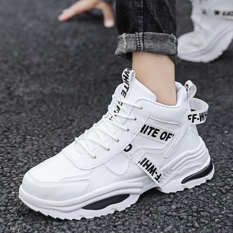 Мужские ботинки модная Высококачественная нескользящая обувь на толстой