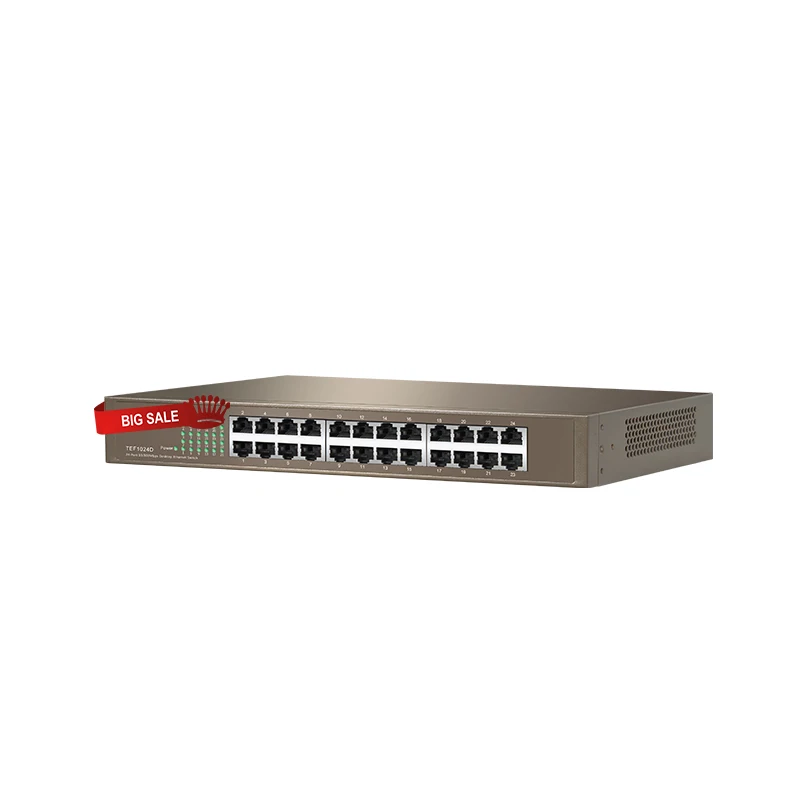 GLTEF1024D 24 порта 10/100 м энтернет сетевой коммутатор QoS половина/полный дуплекс LACP