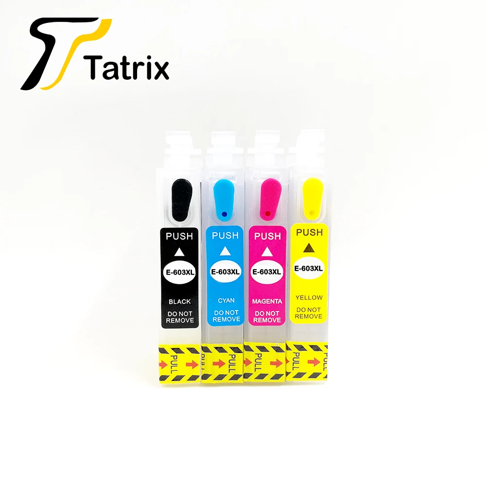 Чернильный картридж Tatrix 603XL T603 T603XL многоразовый для принтеров Epson с чипом ARC на |