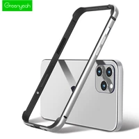 metal phone bumper for iphone 12 pro aluminum thin for iphone 12 phone case for iphone 12 mini 12 pro max cover luxury silicone