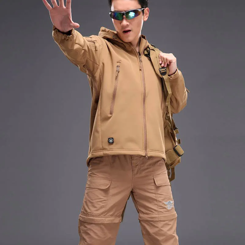 Детская зимняя куртка со Водонепроницаемый охота и рыбалка Кемпинг Камуфляж для