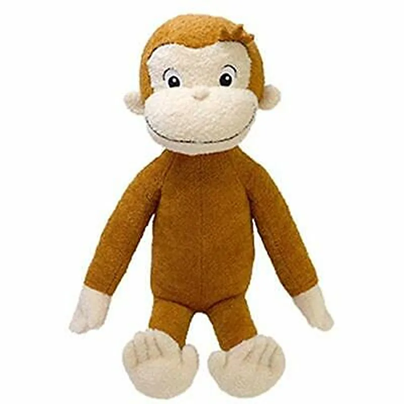 Новые милые Мультяшные любопытные Джордж обезьянки Плюшевые 20 см детские мягкие