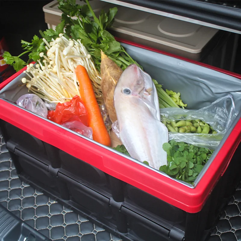 Автомобильная коробка для хранения складная 30л с водонепроницаемой сумкой |