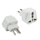 Высокое качество, белый, универсальный, евро, Великобритания, Австралия, США, ЕС, швейцарская Швейцария, Suisse, 3-контактный переходник, адаптер, адаптер для путешествий