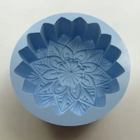 silicone mold flower pattern soap mould resin pendant soap mould handmade diy soap candle aroma stone qt0043
