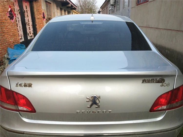 Спойлер для Peugeot 408 2010 2013 высококачественный спойлер из АБС пластика заднего