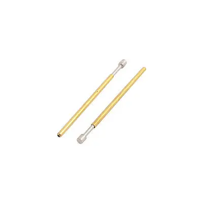 

10pcs P50-G2 0.68mm Dia 16.5mm Length Metal Spring Pressure Test Probe Needle